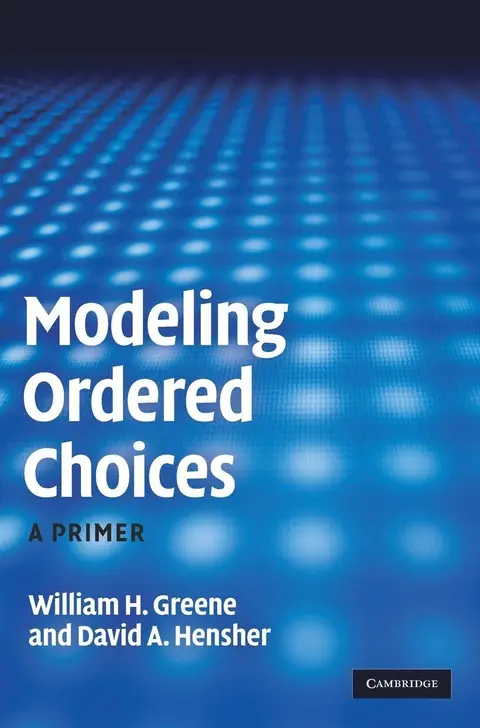 Cover of Modeling Ordered Choices