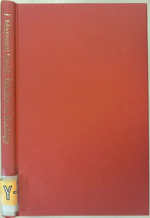 Cover of Models in Ecology