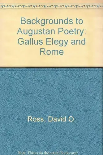 Cover of Backgrounds to Augustan Poetry