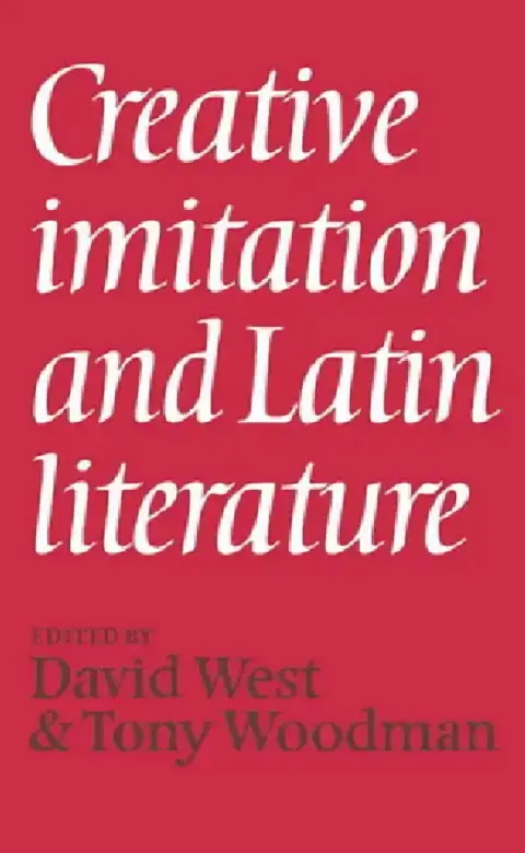 Cover of Creative Imitation Latin Liter