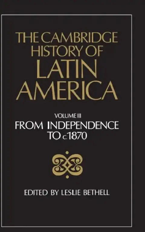 Cover of The Cambridge History of Latin America Vol 3
