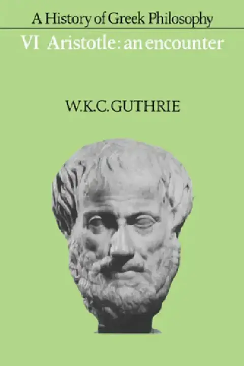 Cover of A History of Greek Philosophy