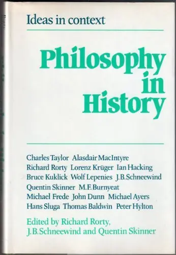 Cover of Philosophy in History