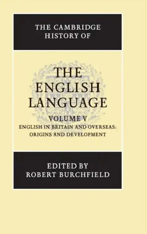Cover of The Cambridge History of the English Language