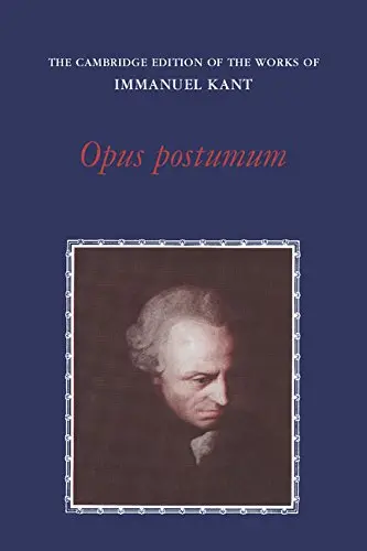 Cover of Opus Postumum