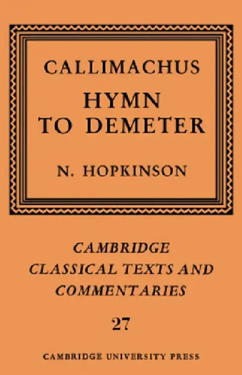 Cover of Callimachus