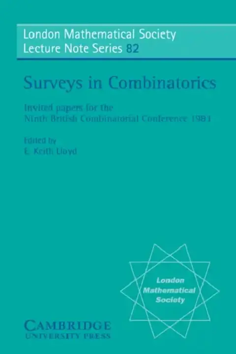Cover of Surveys in Combinatorics