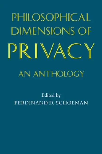Cover of Philosophical Dimensions of Privacy