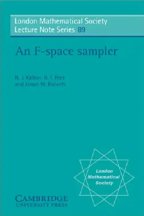 Cover of An F-Space Sampler