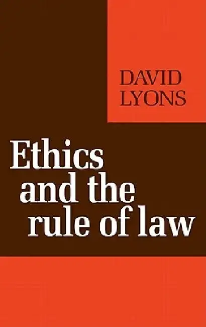 Cover of Ethics and the Rule of Law