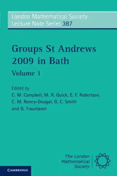 Cover of Groups St Andrews 2009 in Bath