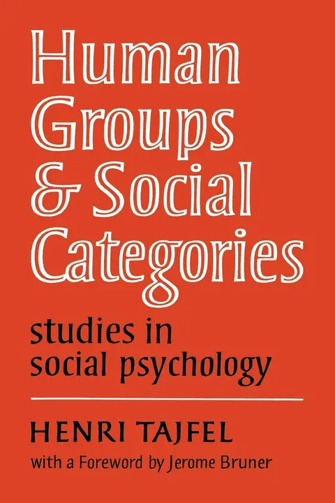 Cover of Human Groups and Social Categories