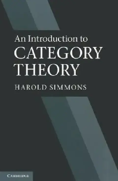 Cover of An Introduction to Category Theory