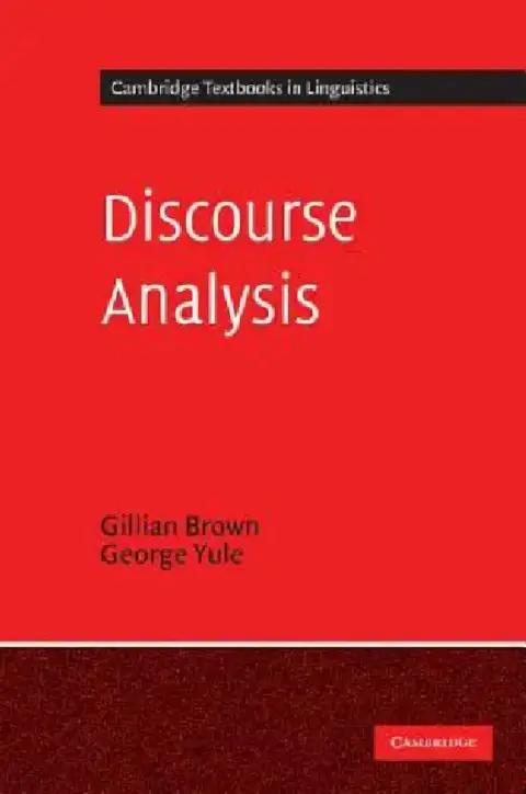 Cover of Discourse Analysis