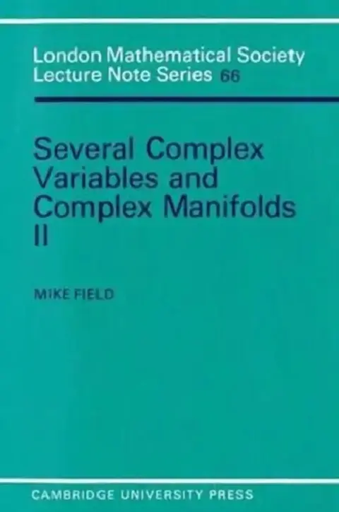 Cover of Several Complex Variables and Complex Manifolds