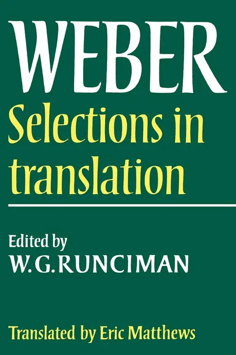 Cover of Max Weber