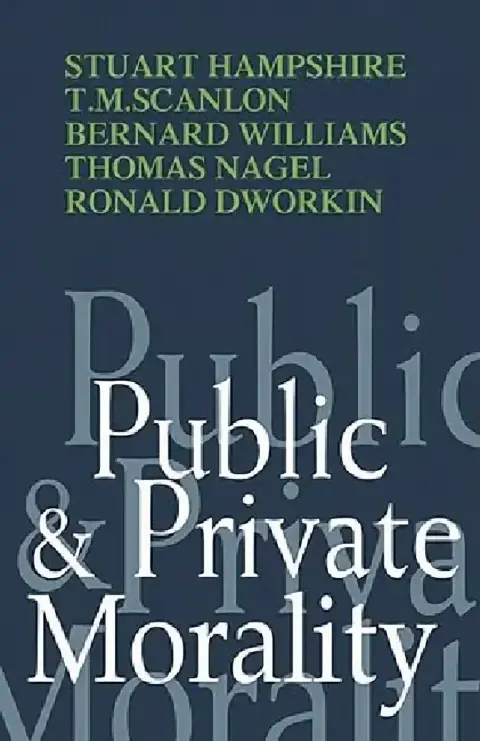 Cover of Public and Private Morality