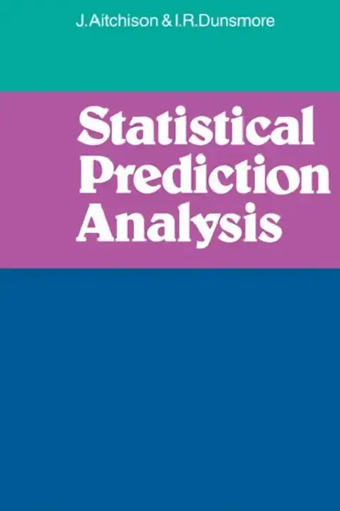 Cover of Statistical Prediction Analysis