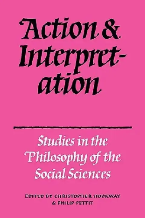 Cover of Action and Interpretation