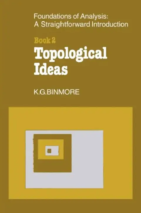 Cover of The Foundations of Topological Analysis