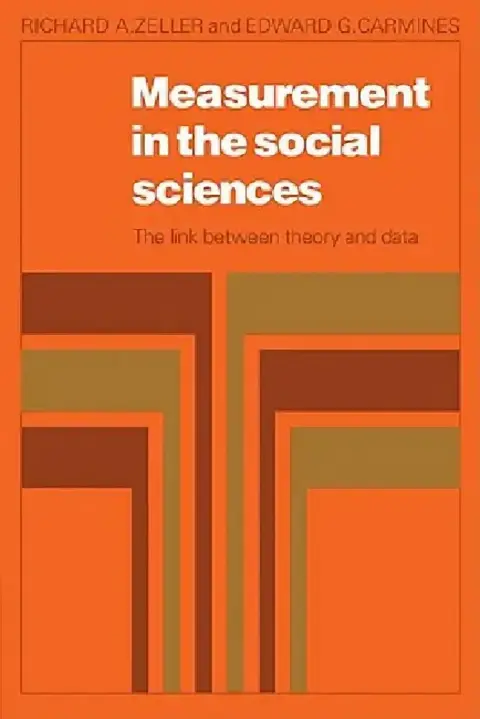 Cover of Measurement in the Social Sciences