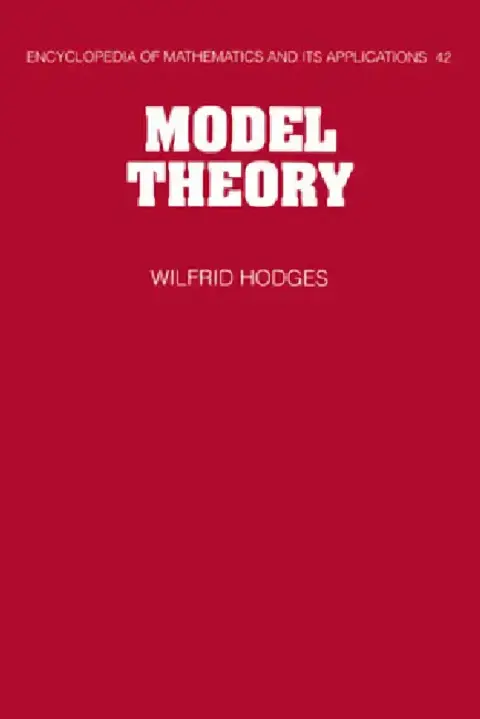 Cover of Model Theory