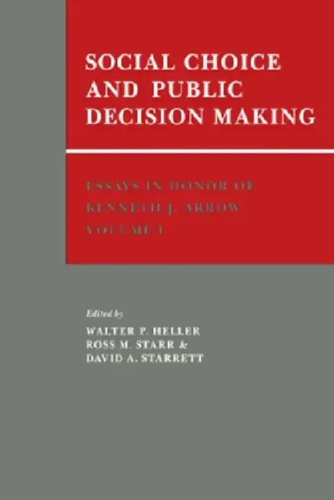 Cover of Essays in Honor of Kenneth J. Arrow