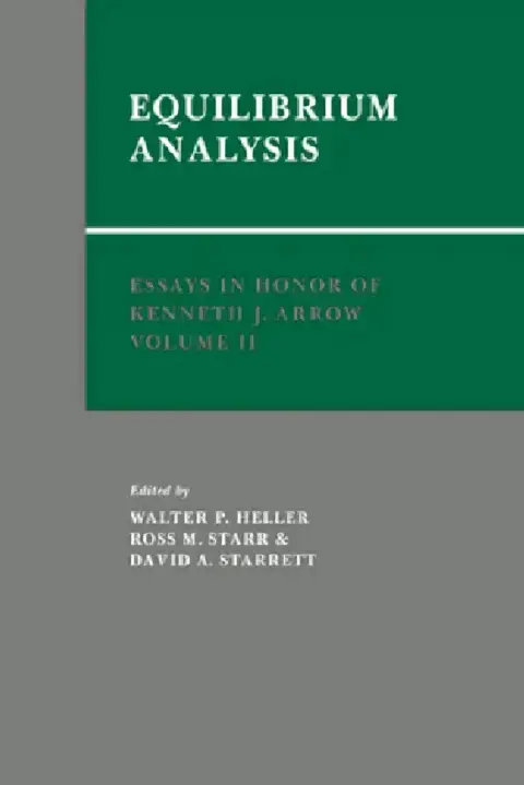 Cover of Essays in Honor of Kenneth J. Arrow