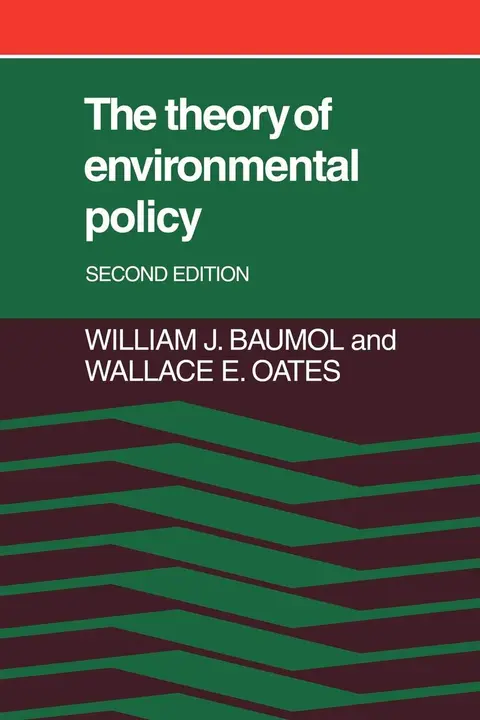 Cover of The Theory of Environmental Policy