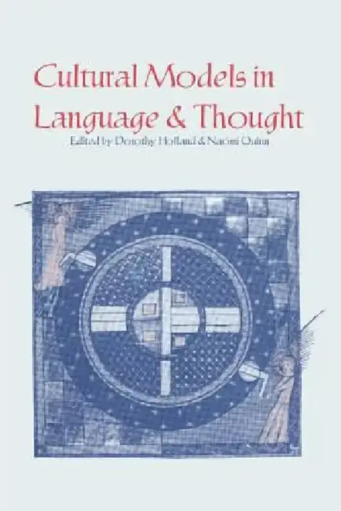 Cover of Cultural Models in Language and Thought