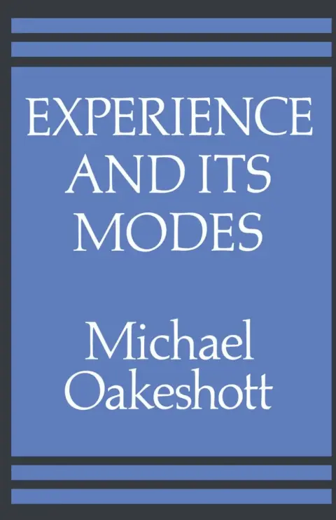 Cover of Experience and its Modes