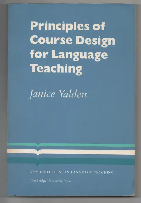 Cover of Principles of Course Design for Language Teaching
