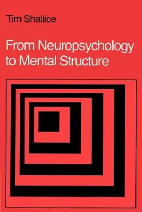 Cover of From Neuropsychology to Mental Structure