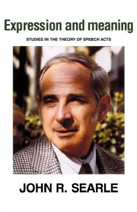 Cover of Expression and Meaning