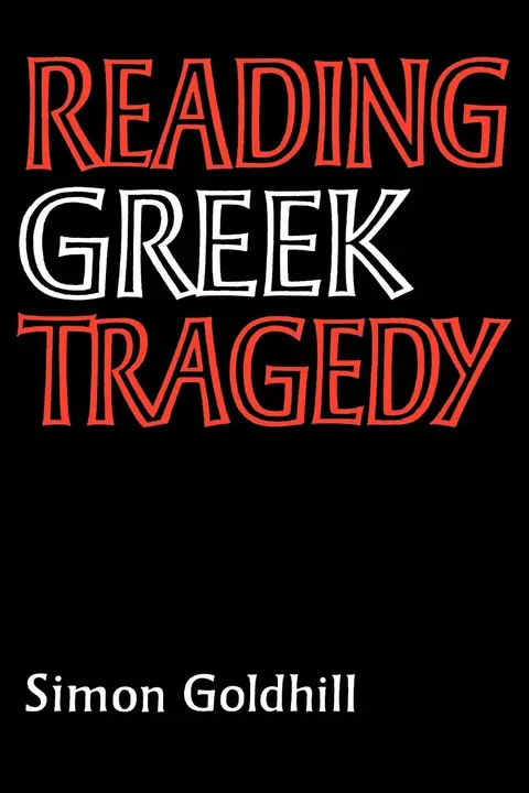 Cover of Reading Greek Tragedy