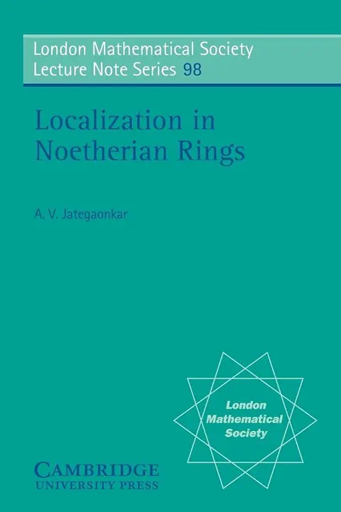 Cover of Localization in Noetherian Rings