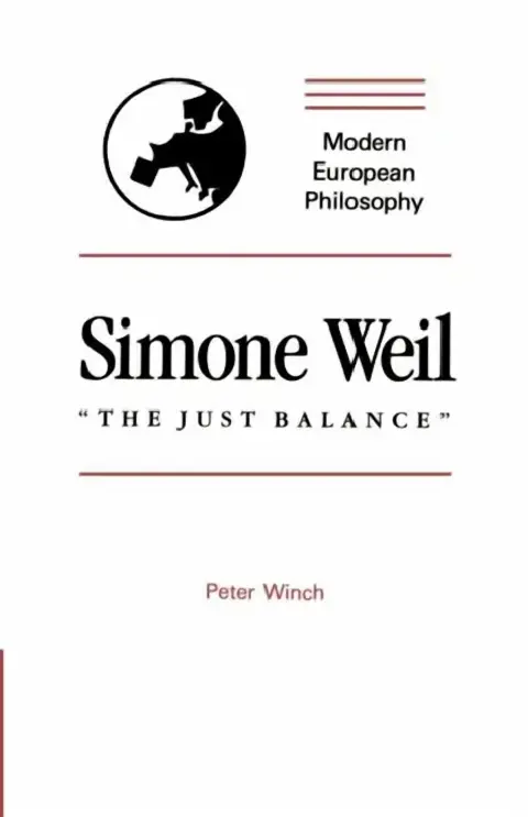 Cover of Simone Weil