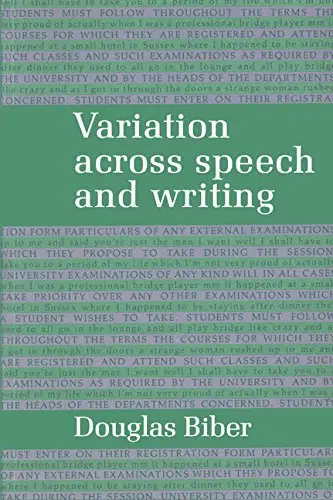 Cover of Variation across Speech and Writing