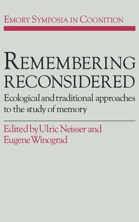 Cover of Remembering Reconsidered