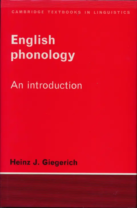 Cover of English Phonology