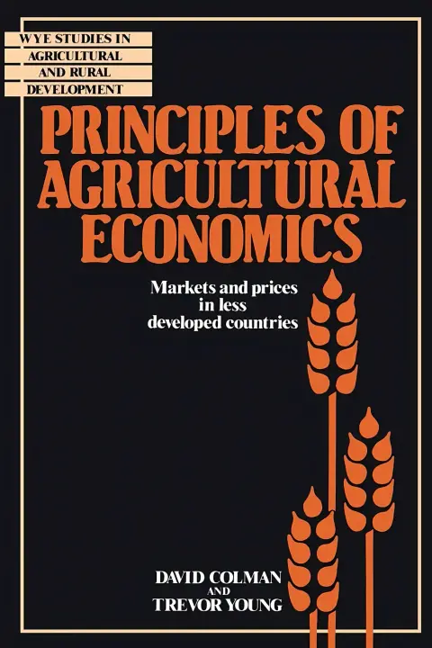 Cover of Principles of Agricultural Economics