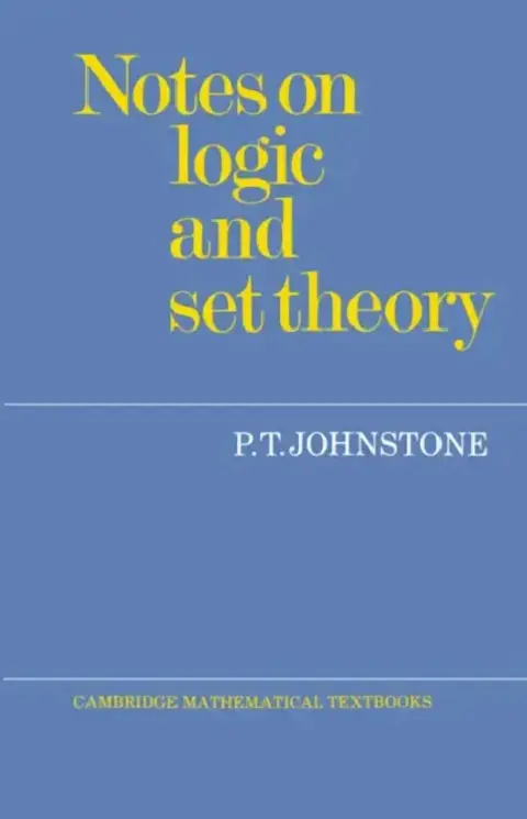 Cover of Notes on Logic and Set Theory