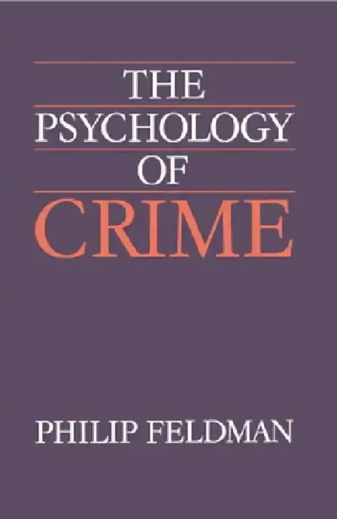 Cover of The Psychology of Crime