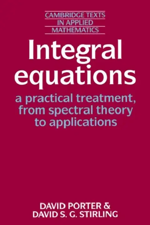 Cover of Integral Equations