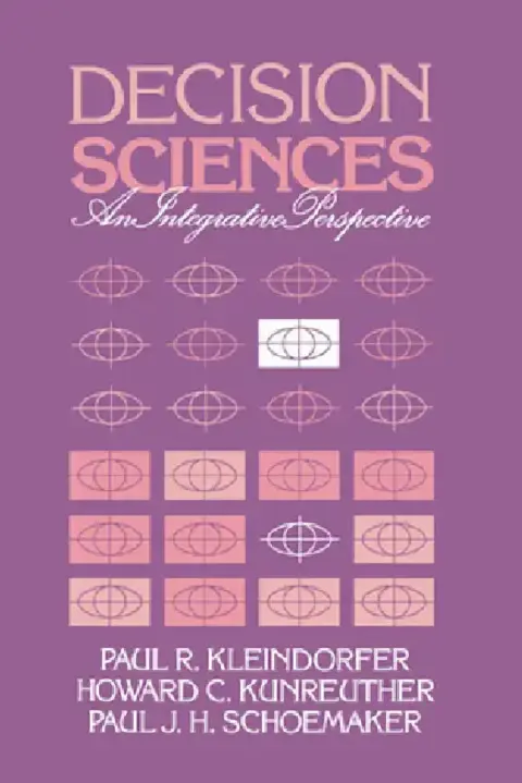 Cover of Decision Sciences