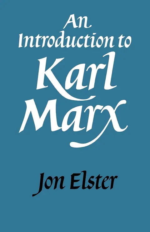 Cover of An Introduction to Karl Marx