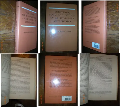 Cover of Substance, Form, and Psyche