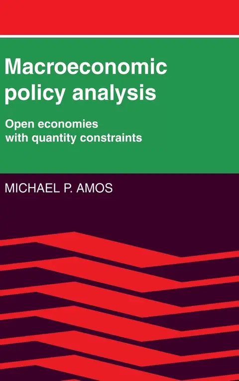 Cover of Macroeconomic Policy Analysis