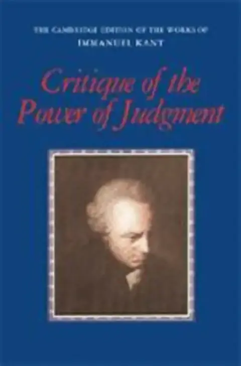 Cover of Critique of the Power of Judgment