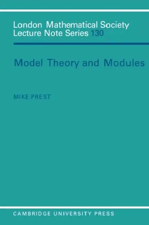 Cover of Model Theory and Modules